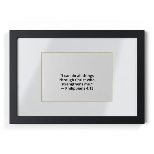Framed Posters, Black